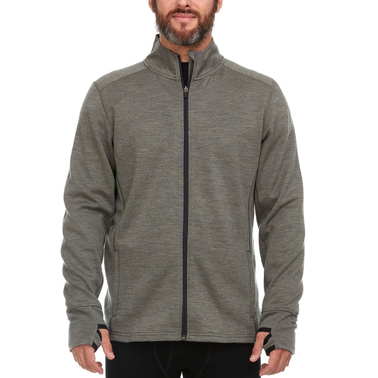Minus33 | Heavyweight Men's Wool Full Zip Sweater - 100% Merino Wool