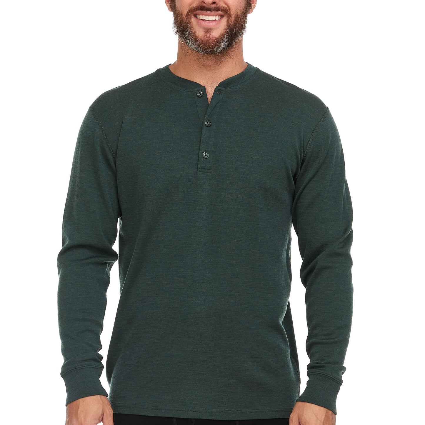 Minus33 | Men's Midweight Merino Wool Henley | 100% Merino Wool