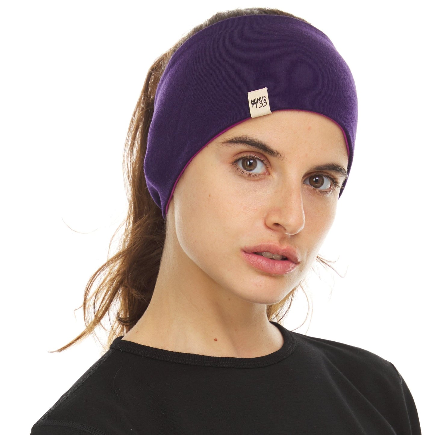 Minus33 | Midweight Reversible Wool Headband  - 100% Merino Wool