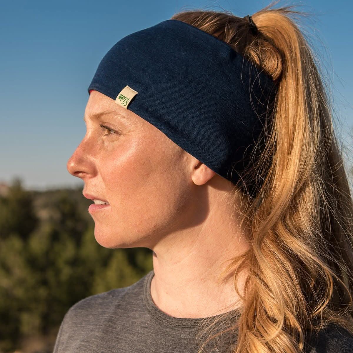 Minus33 | Midweight Reversible Wool Headband  - 100% Merino Wool