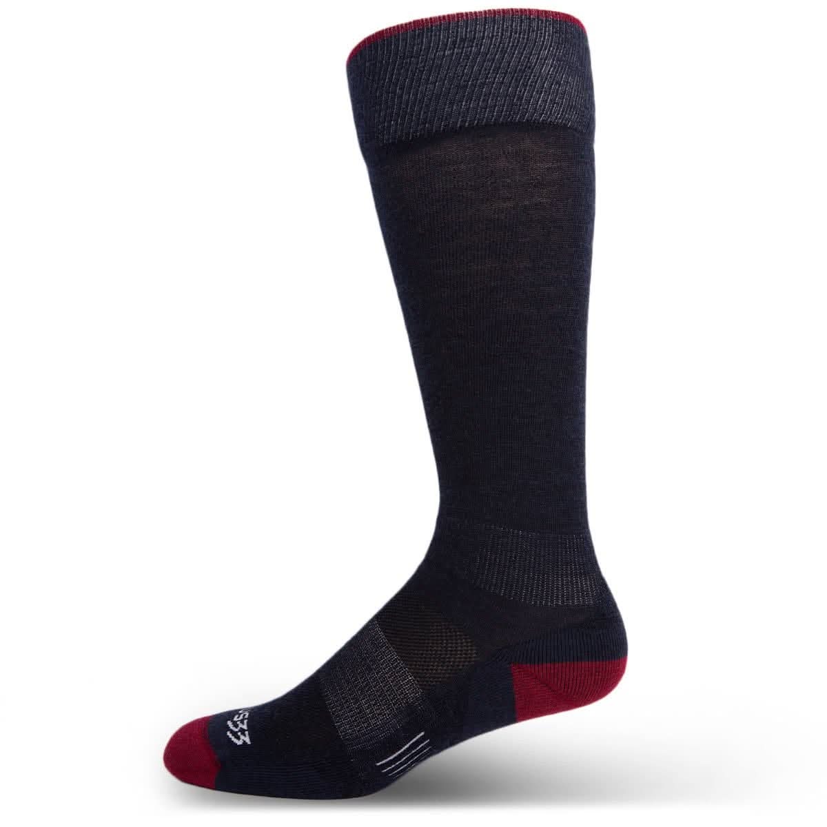 Minus33 | Microweight Cushion - Over the Calf Wool Socks Mountain Heritage
