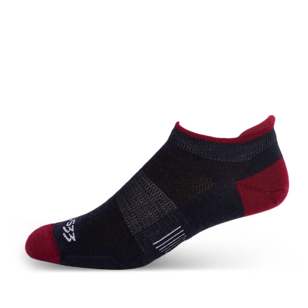 Minus33 | Microweight - No Show Tab Wool Socks Mountain Heritage